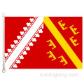 100% polyster 90*150 cm Alsazia Bandiera del vecchio paese Alsazia Vecchia bandiera nazionale